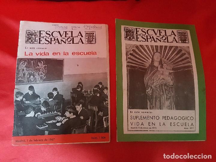 Coleccionismo de Revistas y Peri&oacute;dicos: ESCUELA ESPA&Ntilde;OLA. 1 de febrero de 1967. 5 mayo de 1970.
