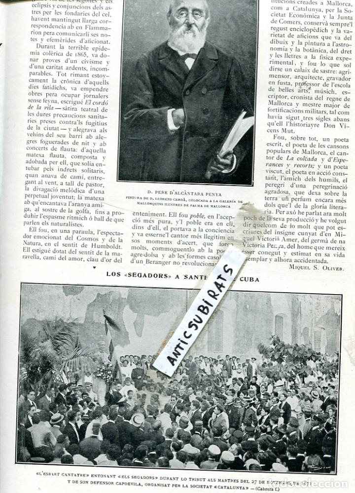 Coleccionismo de Revistas y Peri&oacute;dicos: REVISTA NY 1911 ELS SEGADORS A SANTIAGO DE CUBA CATALANISME CICLISME VOLTA CATALUNYA CATALU&Ntilde;A MASDEU