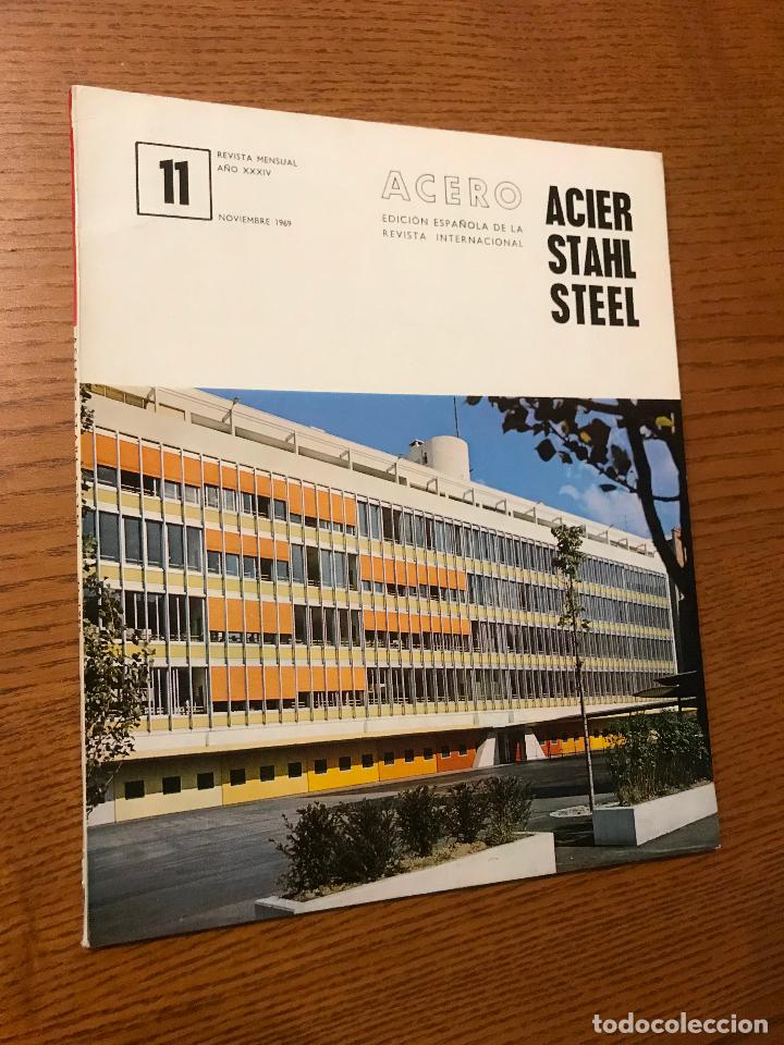 Colecionismo de Revistas e Jornais: Acero . Revista mensual. 12. 1969. A&ntilde;o XXXIV. Acier Stahl Steel.