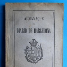 Coleccionismo de Revistas y Periódicos: ALMANAQUE DEL DIARIO DE BARCELONA PARA EL AÑO 1895.