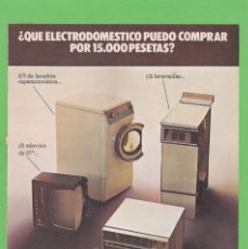 Coleccionismo de Revistas y Periódicos: PUBLICIDAD 1972. ANUNCIO ACONDICIONADOR GARZA