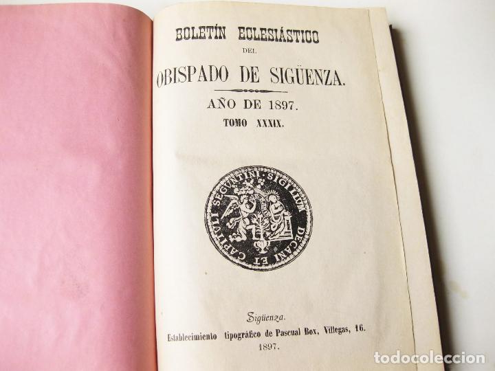 Coleccionismo de Revistas y Peri&oacute;dicos: Bolet&iacute;n Eclesi&aacute;stico del Obispado de Sig&uuml;enza. A&ntilde;o de 1897.