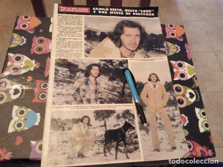 Coleccionismo de revistas y peri&oacute;dicos: ANTIGUO RCORTE REVISTA PRENSA CAMILO SESTO NUEVO LOOK RECOGIDA GRATIS EN MALLORCA