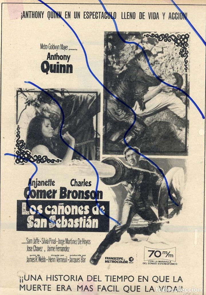 Collection Magazines and Newspapers: LOS CA&Ntilde;ONES DE SAN SEBASTIAN 1959 ANTHONY QUINN ILUSTRACION PELICULA CINE  HOJA REVISTA
