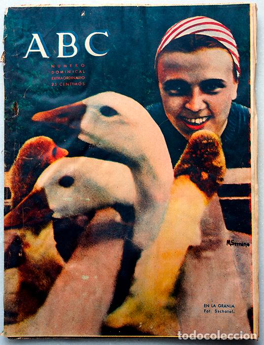 Coleccionismo de Revistas y Peri&oacute;dicos: ABC. A&ntilde;o XXXI, n&ordm; 10.092. Madrid, 28 septiembre 1935. N&ordm; dominical extraordinario