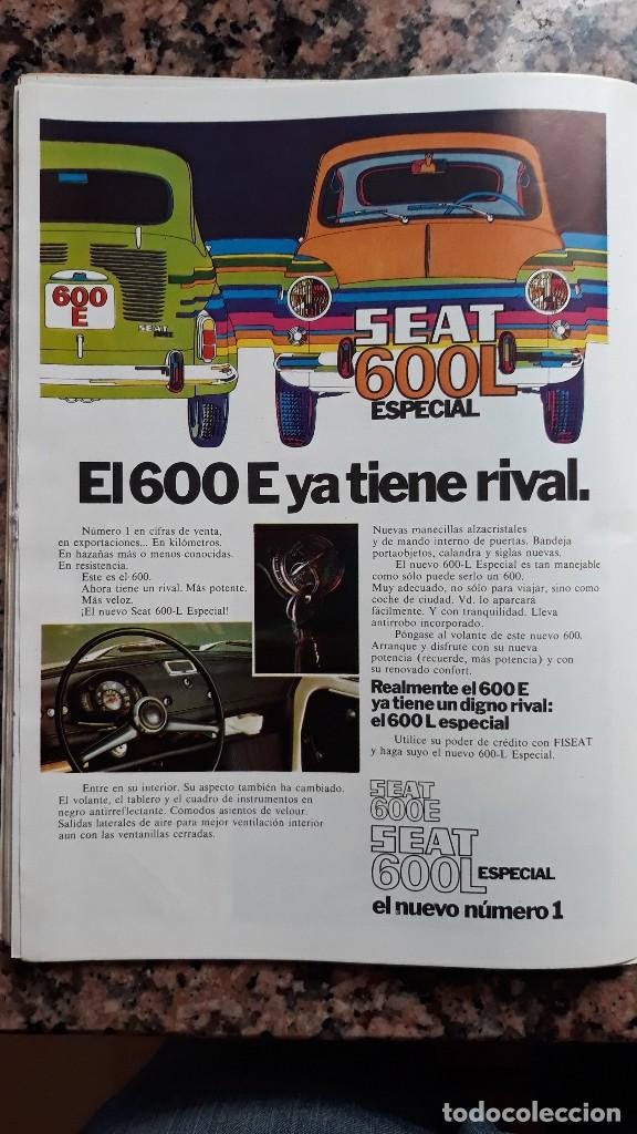 Coleccionismo de revistas y peri&oacute;dicos: anuncio seat 600 especial