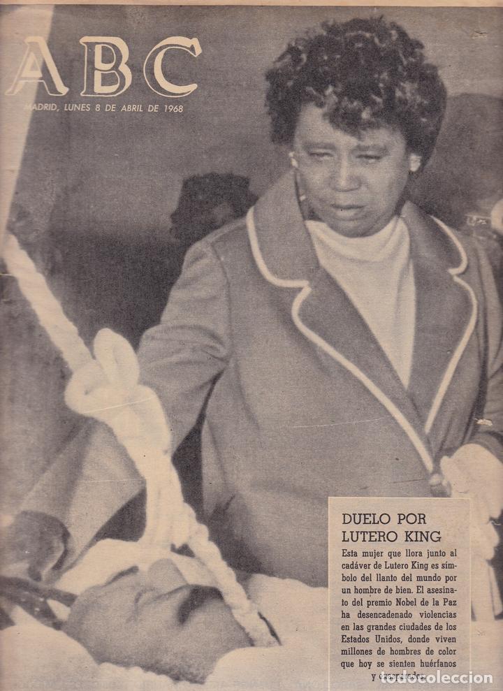 Coleccionismo de Revistas y Peri&oacute;dicos: ABC - 8 ABRIL 1968 - DIARIO DE INFORMACI&Oacute;N NACIONAL E INTERNACIONAL