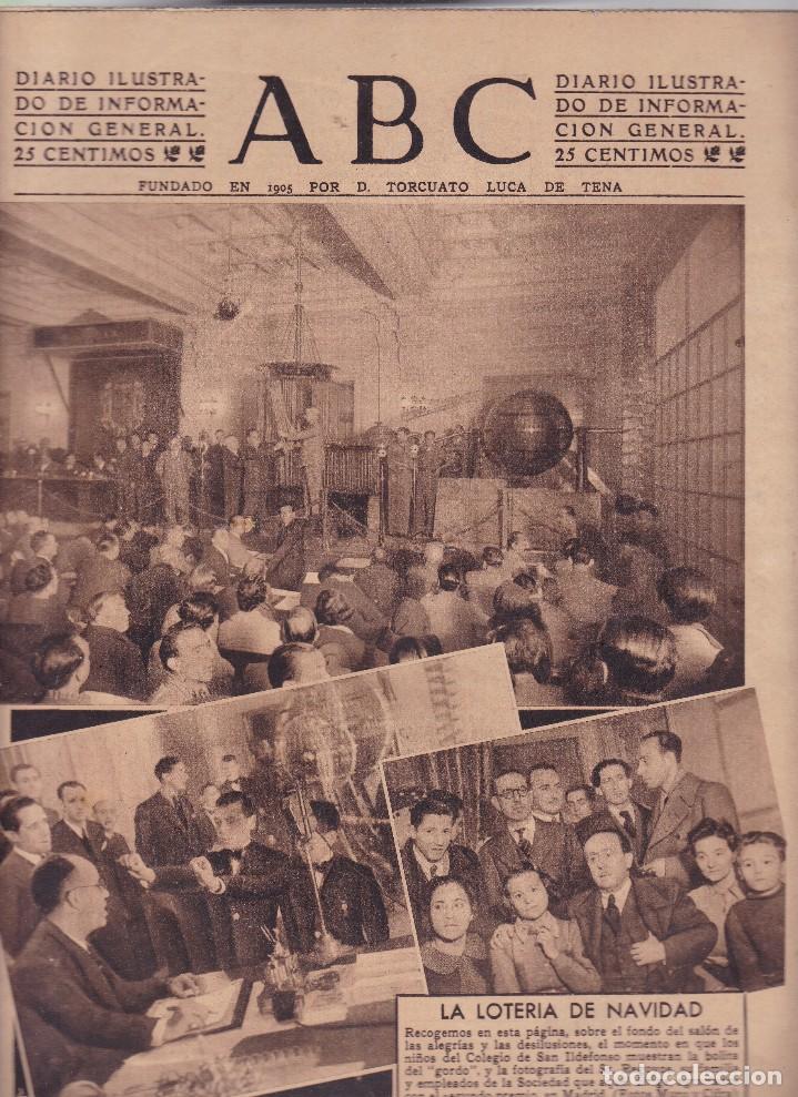 Coleccionismo de Revistas y Peri&oacute;dicos: ABC - N&ordm; 11.179 / 23 DICIEMBRE 1941 - DIARIO DE INFORMACI&Oacute;N NACIONAL E INTERNACIONAL
