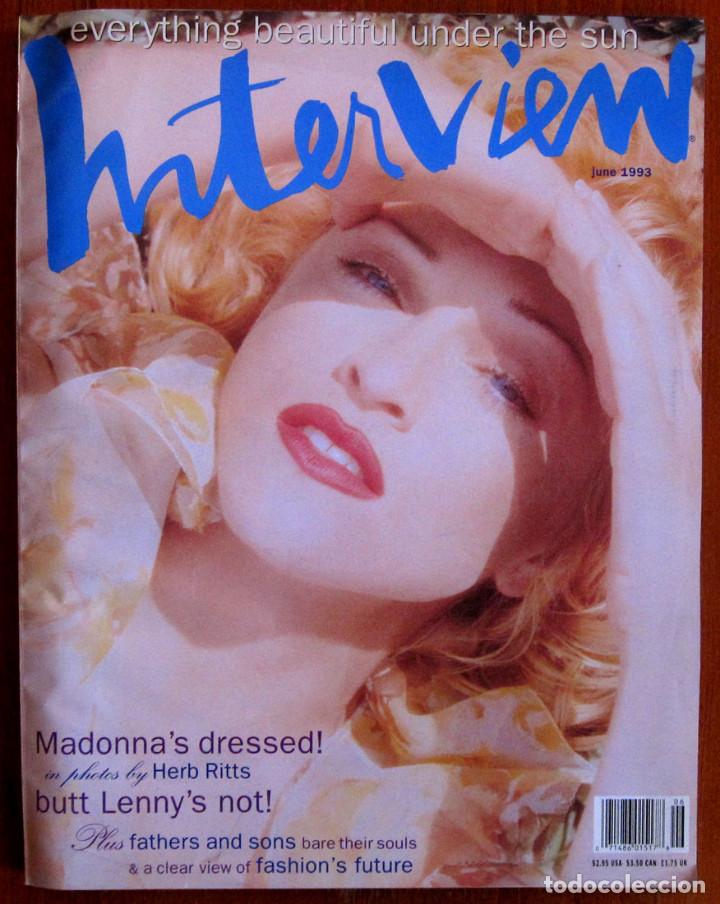 Coleccionismo de Revistas y Peri&oacute;dicos: INTERVIEW - JUNIO 1993 - MADONNA - FOTOGRAFIAS DE HERB RITTS - MIKE MYERS - ABSOLUT VODKA