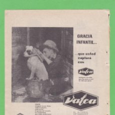 Coleccionismo de Revistas y Periódicos: PUBLICIDAD 1960. ANUNCIO VALCA. MATERIAL FOTOGRAFICO - INSTITUTO PARRAMON (REVERSO)