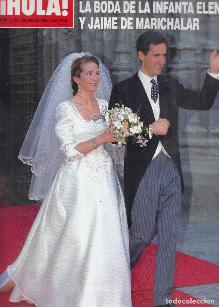 Coleccionismo de Revistas y Peri&oacute;dicos: REVISTA HOLA N&ordm; 2642 A&Ntilde;O 1995. BODA DE LA INFANTA ELENA Y JAIME MARICHALAR.