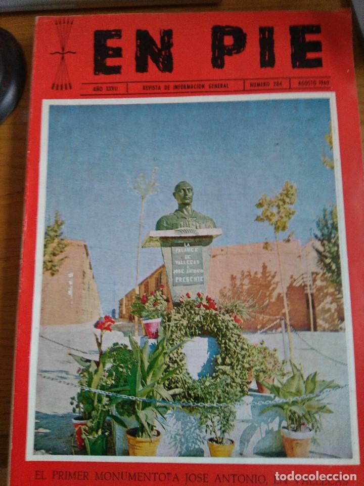 Coleccionismo de revistas y peri&oacute;dicos: En Pie n&ordm; 284, agosto 1969. Revista de Falange.