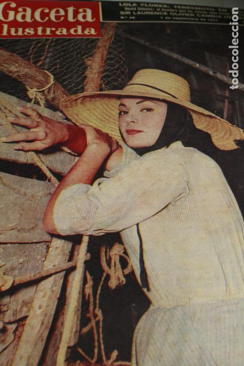 Coleccionismo de Revistas y Peri&oacute;dicos: CARMEN SEVILLA  LAURENCE OLIVIER  LOLA FLORES   1957