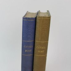 Coleccionismo de Revistas y Periódicos: L- 670. REVISTA CAVALL FORT ENQUADERNADA, DEL Nº 244 AL 295. ANY 1973 I 1974. 2 TOMOS.