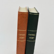 Coleccionismo de Revistas y Periódicos: L- 4743. REVISTA CAVALL FORT ENQUADERNADA, DEL Nº 755 AL 802. ANY 1994 I 1995.