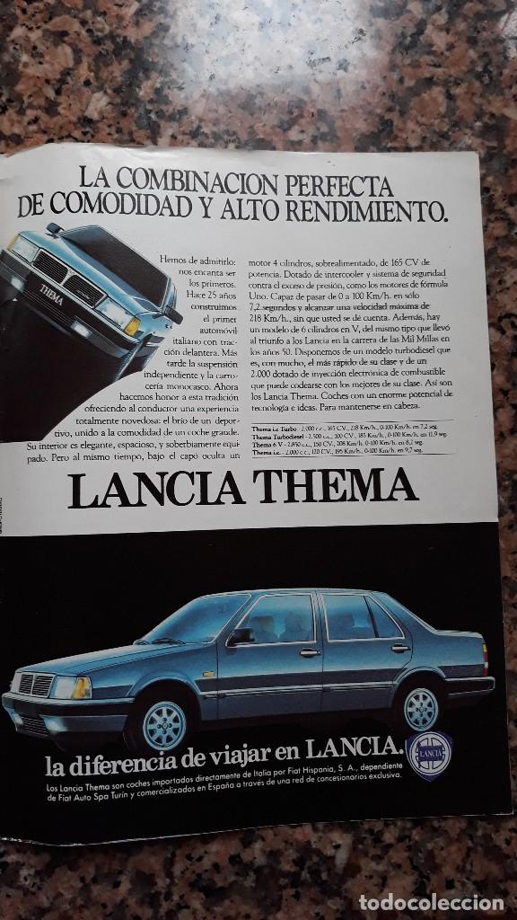 Coleccionismo de revistas y peri&oacute;dicos: anuncio lancia thema