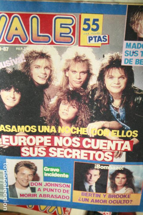Collectionnisme de Revues et Journaux: NUEVO VALE N&ordm; 424 DON JOHNSON EUROPE INMA DE SANTIS MADONNA DURAN DURAN 1987