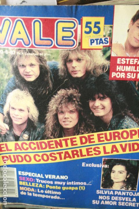 Coleccionismo de revistas y peri&oacute;dicos: NUEVO VALE N&ordm; 411 LORENZO LAMAS SILVIA PANTOJA EUROPE DURAN DURAN BON JOVI A-HA  1987