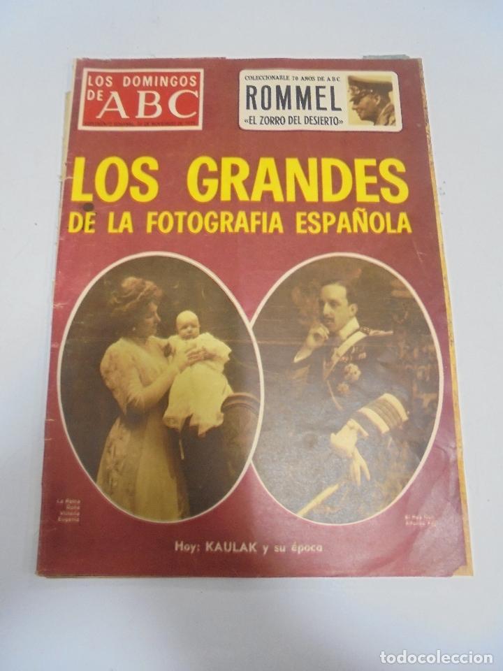 Coleccionismo de Revistas y Peri&oacute;dicos: REVISTA. LOS DOMINGOS DE ABC. 16 NOVIEMBRE 1975. LOS GRANDES DE LA FOTOGRAFIA ESPA&Ntilde;OLA.