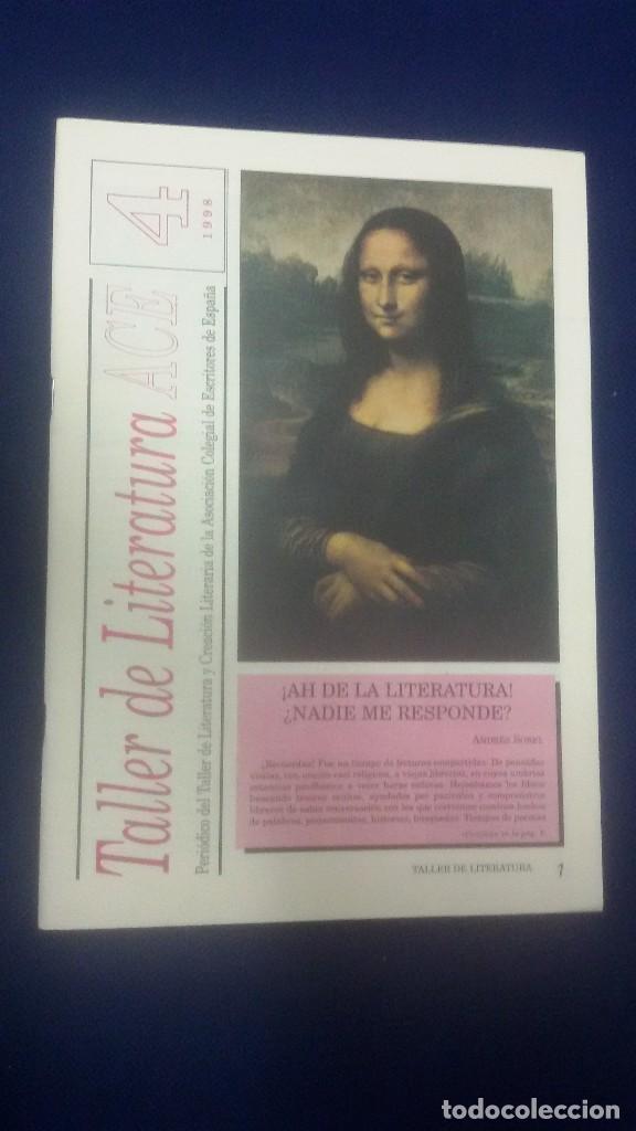 Collezionismo di Riviste e Giornali: REVISTA/PERI&Oacute;DICO TALLER DE LITERATURA ACE N&ordm; 4 1998