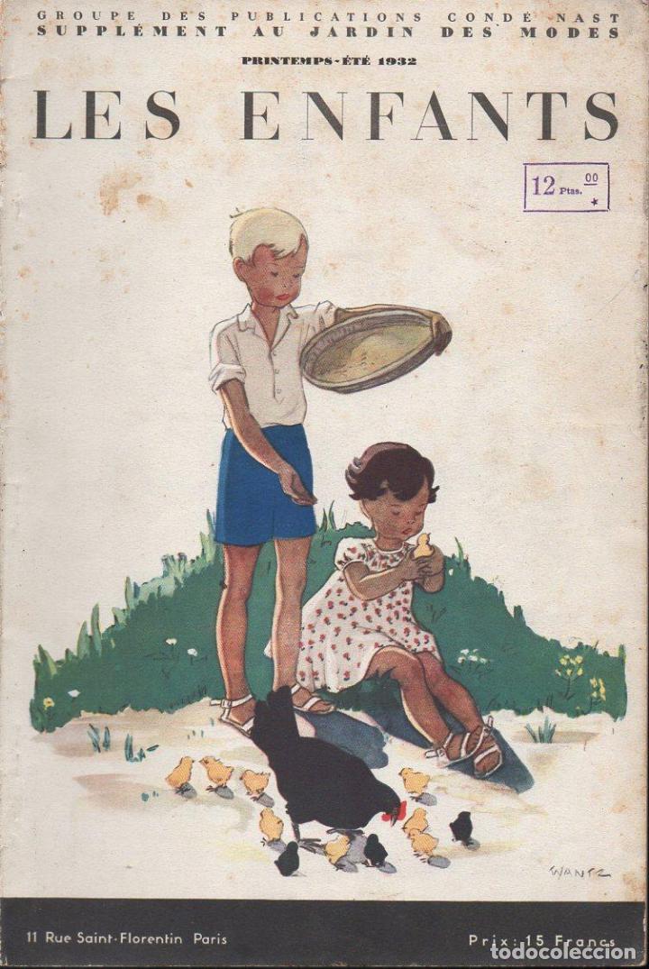 Coleccionismo de revistas y peri&oacute;dicos: LES ENFANTS DU JARDIN DES MODES PRINTEMPS &Eacute;T&Eacute; 1932 REVISTA DE MODA INFANTIL