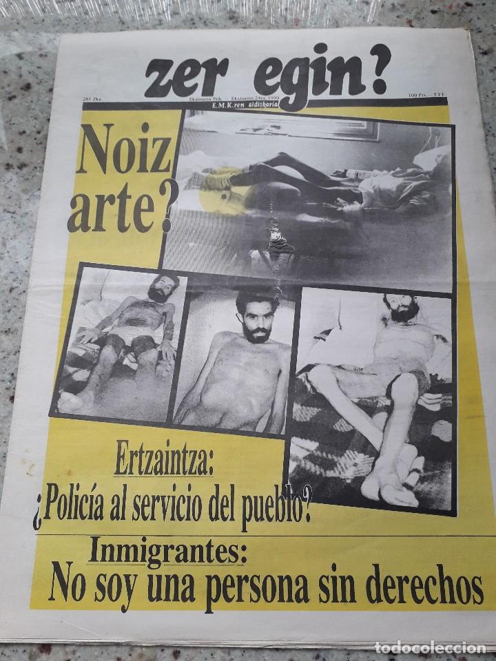 Coleccionismo de revistas y peri&oacute;dicos: ZER EGIN? n&ordm; 285 9 junio 1990 EMK MOVIMIENTO COMUNISTA DE EUSKADI.PLURALIDAD LINGUISTICA.INMIGRACION