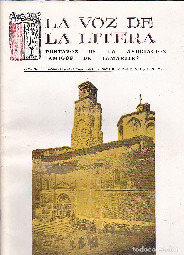 Collectionnisme de Revues et Journaux: REVISTA EDITADA EN TAMARITE DE LITERA LA VOZ DE LA LITERA FIESTAS DE SEPTIEMBRE DE 1978