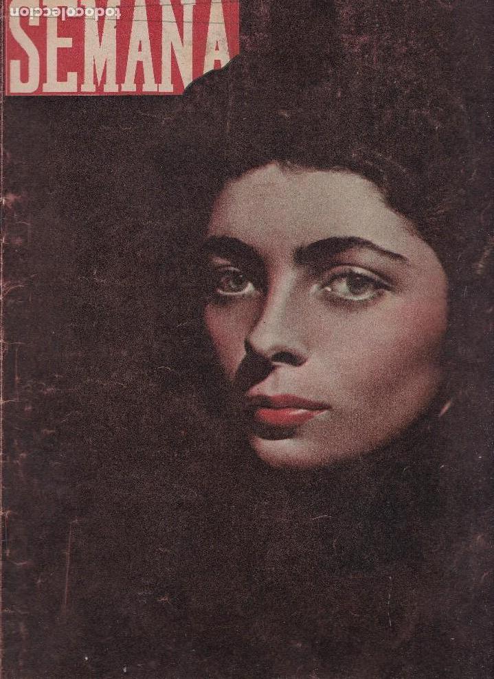 Coleccionismo de Revistas y Peri&oacute;dicos: SEMANA - REVISTA N&ordm; 622 / 22 ENERO 1952 - PORTADA : MANOLITA GAL&Aacute;N Y BRADAMONTE