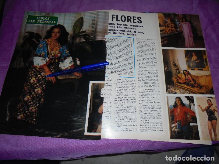 Coleccionismo de revistas y peri&oacute;dicos: RECORTE DE PRENSA :   IDOLOS SIN PEDESTAL : LOLA FLORES. BLANCO Y NEGRO, 1975