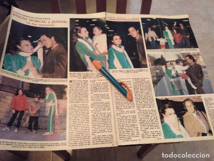 Coleccionismo de Revistas y Peri&oacute;dicos: ANTIGUO RECORTE REVISTA 1981 ROCIO DURCAL Y JUNIOR NO HAY SEPARACION