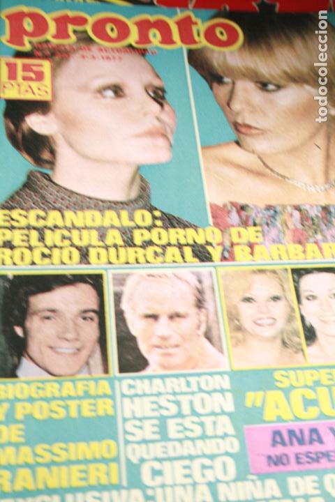 Coleccionismo de Revistas y Peri&oacute;dicos: MASSIMO RAINIERI ROCIO DURCAL  BARBARA REY ACUARIO  LALY SOLDEVILA  1977