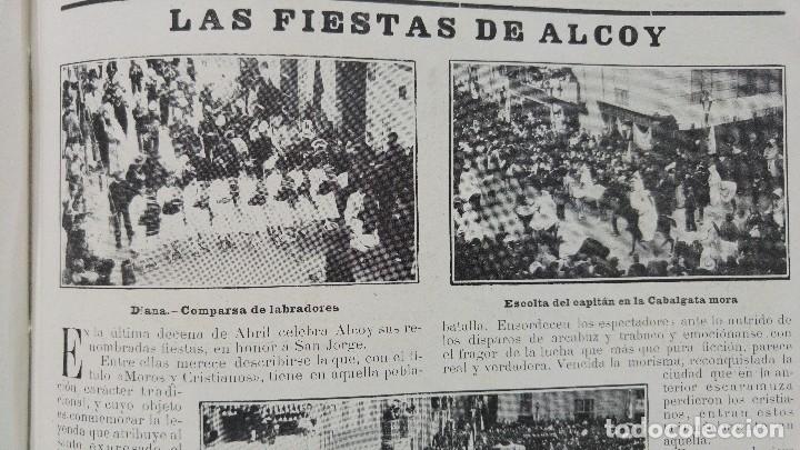 Collection Magazines and Newspapers: FIESTAS DE ALCOY .FIESTAS SAN JORGE MOROS Y CRISTIANOS HOJA A&Ntilde;O 1904
