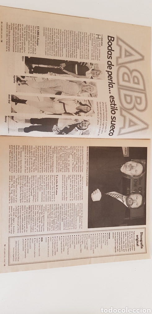 Coleccionismo de Revistas y Peri&oacute;dicos: Abba revista mexicana M Magazine