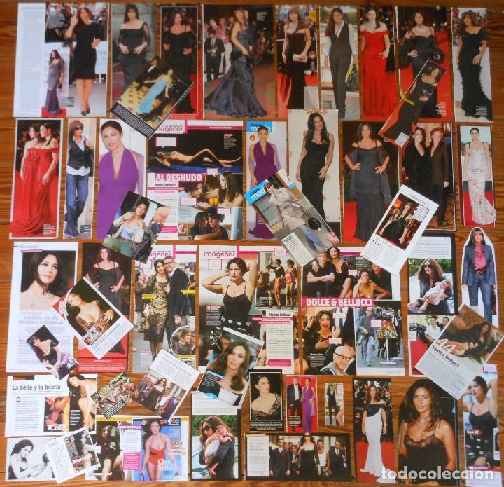 Coleccionismo de Revistas y Peri&oacute;dicos: MONICA BELLUCCI lote prensa spanish clippings 2000s/2010s photos candid sexy magazine lot