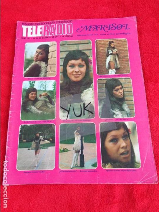 Coleccionismo de Revistas y Peri&oacute;dicos: MARISOL CUENTA SU VIDA - ROLLING STONES - NANCY SINATRA - PAMELA TIFFIN ... TELERADIO 1971 - N&ordm; 700