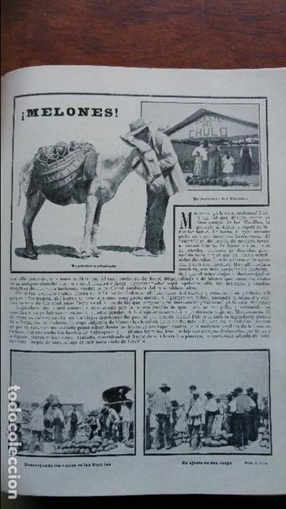 Collezionismo di Riviste e Giornali: MELONES EN LAS VISTILLAS MADRID MERCADO HOJA A&Ntilde;O 1904