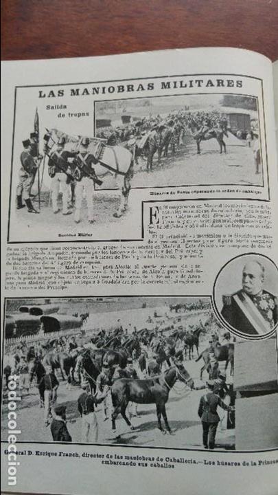 Collectionnisme de Revues et Journaux: HUSARES DE PAVIA HUSARES DE LA PRINCESA MANIOBRAS MILITARES 5 HOJAS A&Ntilde;O 1904