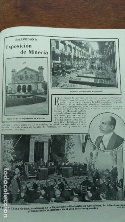 Collectionnisme de Revues et Journaux: EXPOSICION DE MINERIA BARCELONA SILVINO THOS Y CODINA HOJA A&Ntilde;O 1904