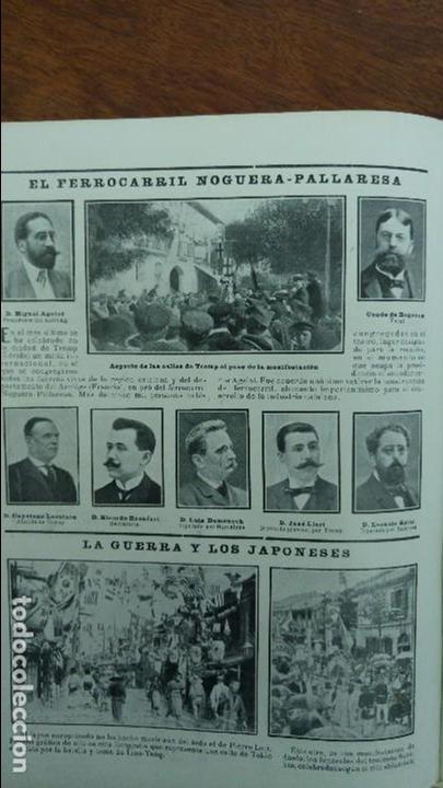 Collectionnisme de Revues et Journaux: EL FERROCARRIL NOGUERA-PALLARESA.TREMP 1 PAGINA A&Ntilde;O 1904