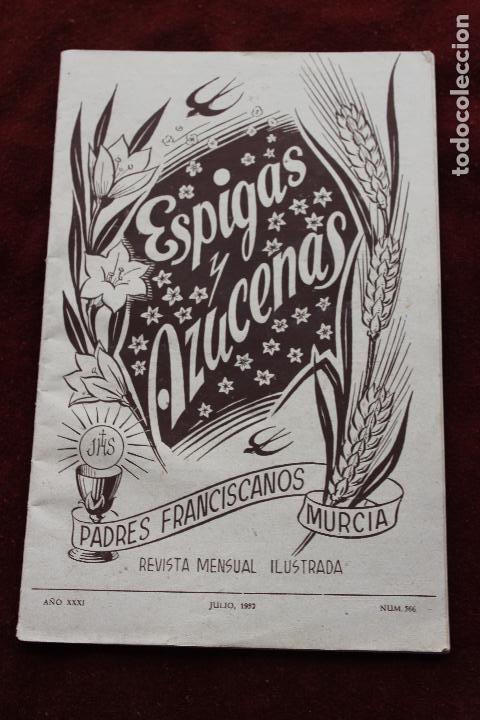 Collectionnisme de Revues et Journaux: ESPIGAS Y AZUCENAS, PADRES FRANCISCANOS MURCIA, 1952, N&ordm; 566