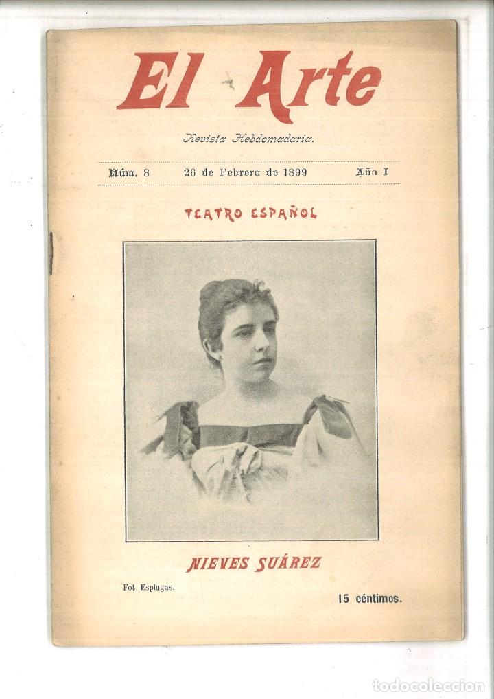 Collectionnisme de Revues et Journaux: EL ARTE. REVISTA HEBDOMADARIA A&Ntilde;O I N&Uacute;M. 8