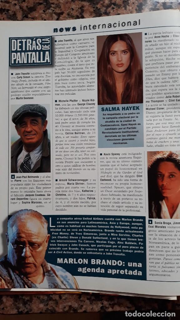 Coleccionismo de Revistas y Peri&oacute;dicos: marlon brando sonia braga salma hayek jean paul belmondo