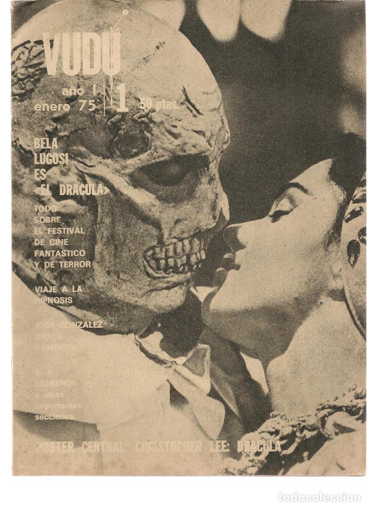 Coleccionismo de revistas y peri&oacute;dicos: REVISTA VUD&Uacute;. N&ordm; 1. BELA LUGOSI ES &uml;EL DR&Aacute;CULA &uml;. ENERO 1975. (RF.MA) C/4