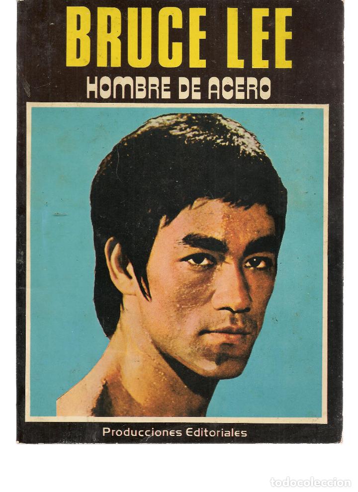 Coleccionismo de Revistas y Peri&oacute;dicos: BRUCE LEE. HOMBRE DE ACERO. PRODUCCIONES EDITORIALES. 1977. (RF.MA) C/4