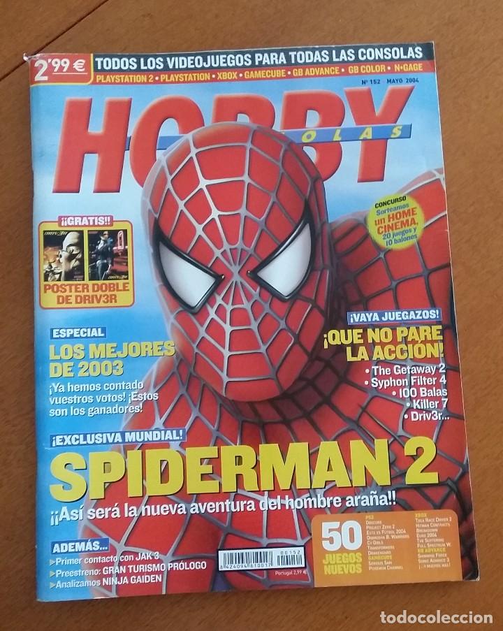 Coleccionismo de Revistas y Peri&oacute;dicos: REVISTA HB HOBBY CONSOLAS HOBBYCONSOLAS N&ordm; 152+POSTER DOBLE DRIVER