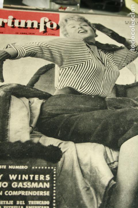 Coleccionismo de Revistas y Peri&oacute;dicos: REVISTA TRIUNFO N&ordm; 428 SHELLEY WINTERS  CARMEN SEVILLA MARIA MARQUEZ  1954