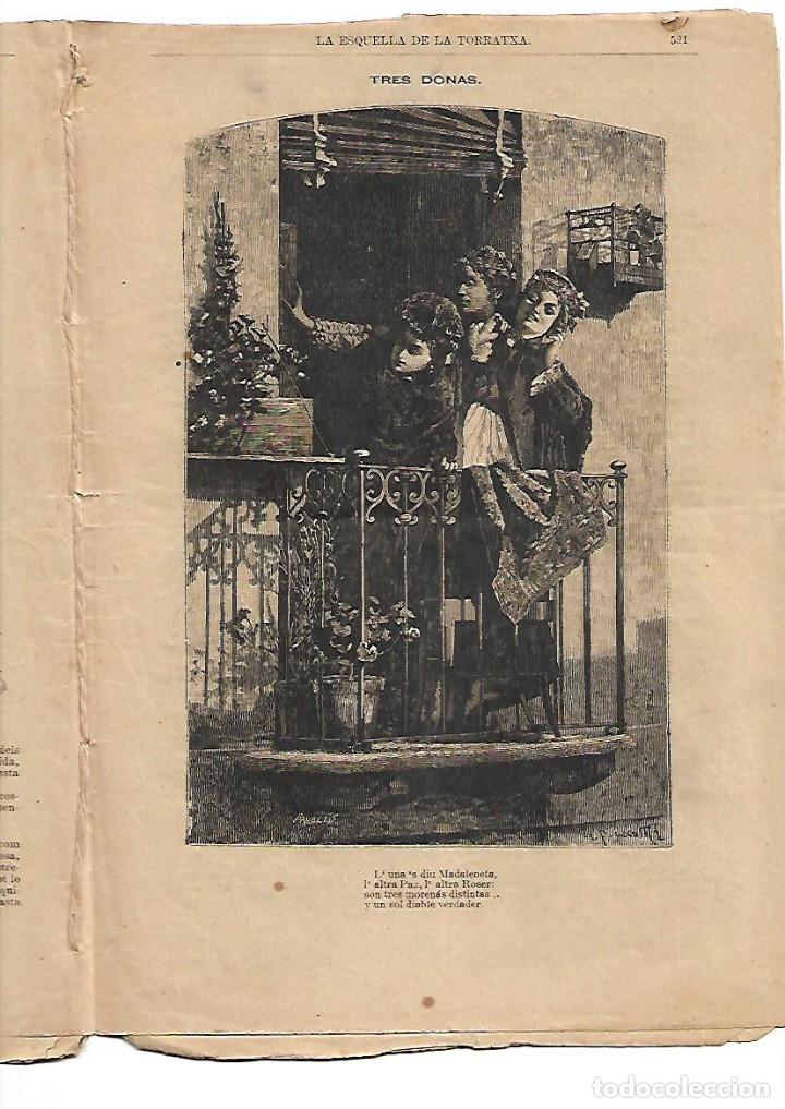 Collection Magazines and Newspapers: A&Ntilde;O 1890 ESQUELLA DE LA TORRATXA ANTONI NOGUES MUSICA VILAFRANCA DIBUJO BARBERIS SATIRA