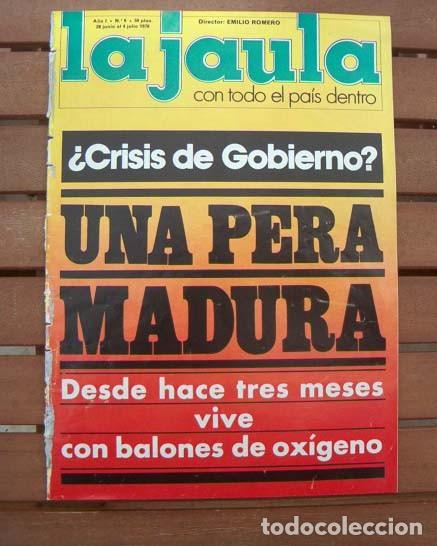 Collectionnisme de Revues et Journaux: LA JAULA N&ordm; 6 / NIEVES SALCEDO, MARIA LUISA SAN JOSE, SALVADOR DALI, AGATA LYS, FELIX DE LA FUENTE