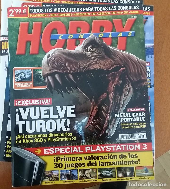 Coleccionismo de Revistas y Peri&oacute;dicos: REVISTA HB HOBBY CONSOLAS HOBBYCONSOLAS N&ordm; 186+ POSTER RIDE RACER 7 & TUROK+ GUIA FINAL FANTASY XII