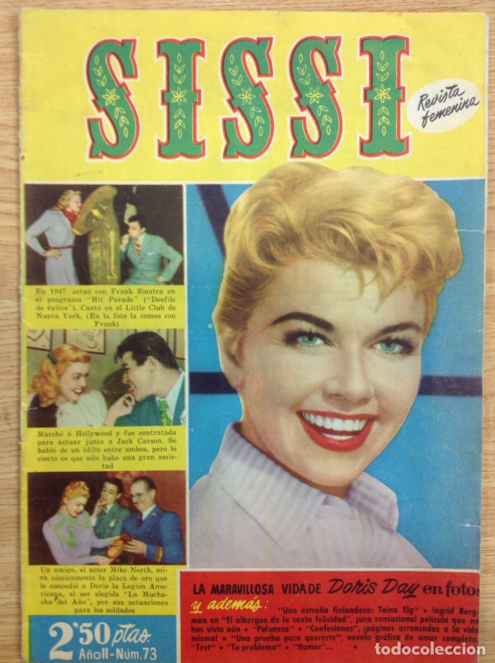 Coleccionismo de revistas y peri&oacute;dicos: SISSI n 72 la maravillosa vida doris day en fotos